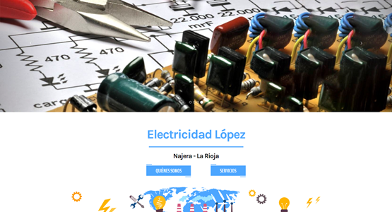 página web electricidad López